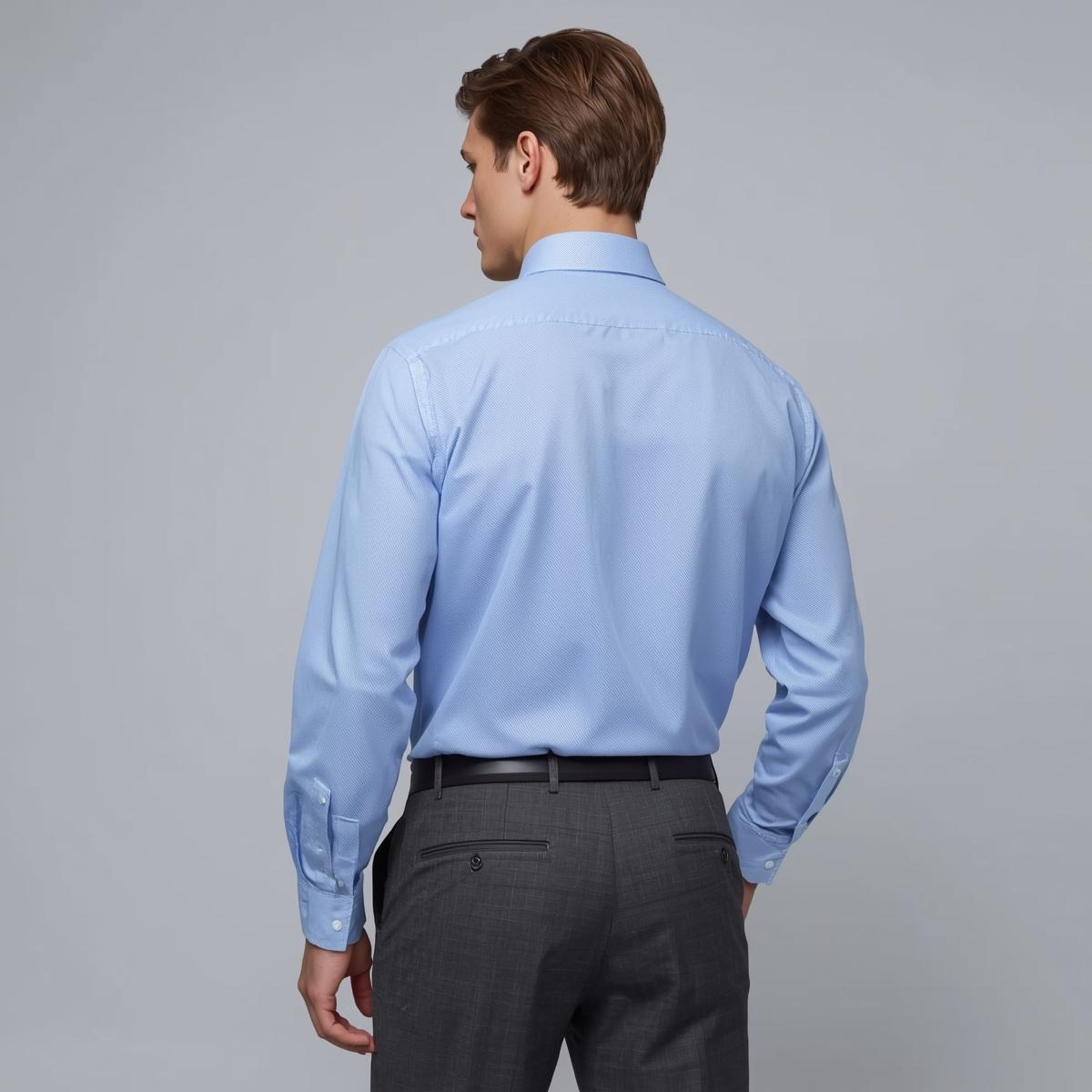 Katyuri Kingdom Slim Fit Maroon Formal Shirt - Image 4